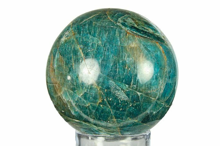 Bright Blue Apatite Sphere - Madagascar #293550